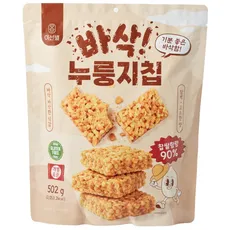 이선별 누룽지칩 고소한맛 탕비실 사무실간식 대용량(개별포장), 502g, 1개
