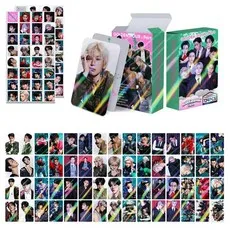 에이티즈 ATEEZ 홀로그램 포토카드 124장 홀로그램 포카 60장 스티커 64장 BAD Golden Hour pt.5 In your Fantasy, 124개, BAD(골든아워 파트5)