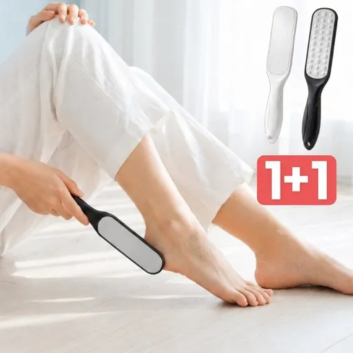 리핀트 발각질 제거기 2개 세트 양면 스테인레스 발뒤꿈치