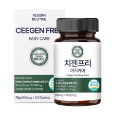 리본루틴 치젠프리 이지케어 항편한 복합물 89.3% 세트, 1개, 120정
