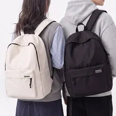 OP 남녀공용 케쥬얼 경량 데일리 백팩 학생 대용량 여행 가방 아웃도어