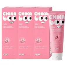 크리오 치카부 비건 저불소 바이옴 키즈치약 2단계 체리블라썸향 90g, 3개, 1개입