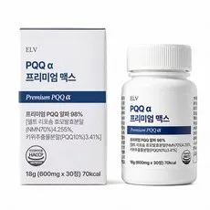엘리브 PQQ 알파 프리미엄 맥스, 1개, 30정