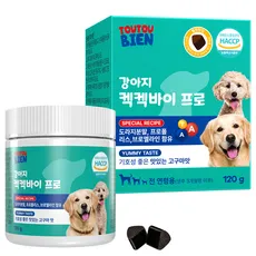강아지 영양제 기관지 호흡기 심장 켁켁 거림 거위소리 뚜뚜비앙, 1박스, 호흡기/기관지, 120g