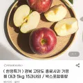 [추석제철특가] 경북 산지직송 고당도 햇 홍로 사과 가정용 대과