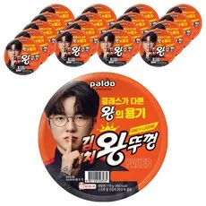 왕뚜껑 김치 컵라면 110g, 18개