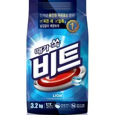 비트 분말세제 일반용 리필, 3.2kg