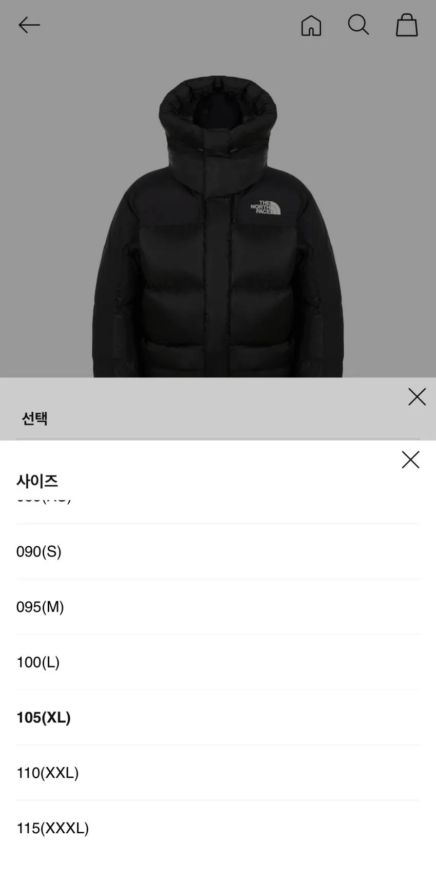 노스페이스 1994 힘 다운 재입고