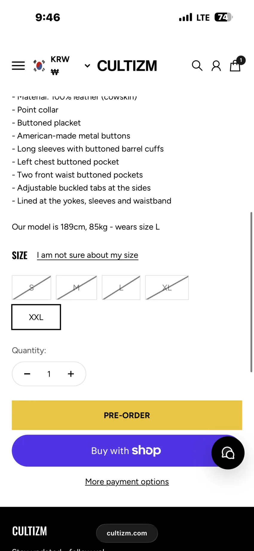 RRL 뉴스보이, 러프아웃, 라이더 레더자켓 큰사이즈 위주 이외
