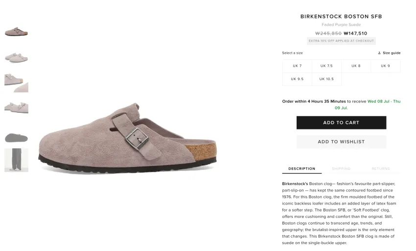BIRKENSTOCK BOSTON