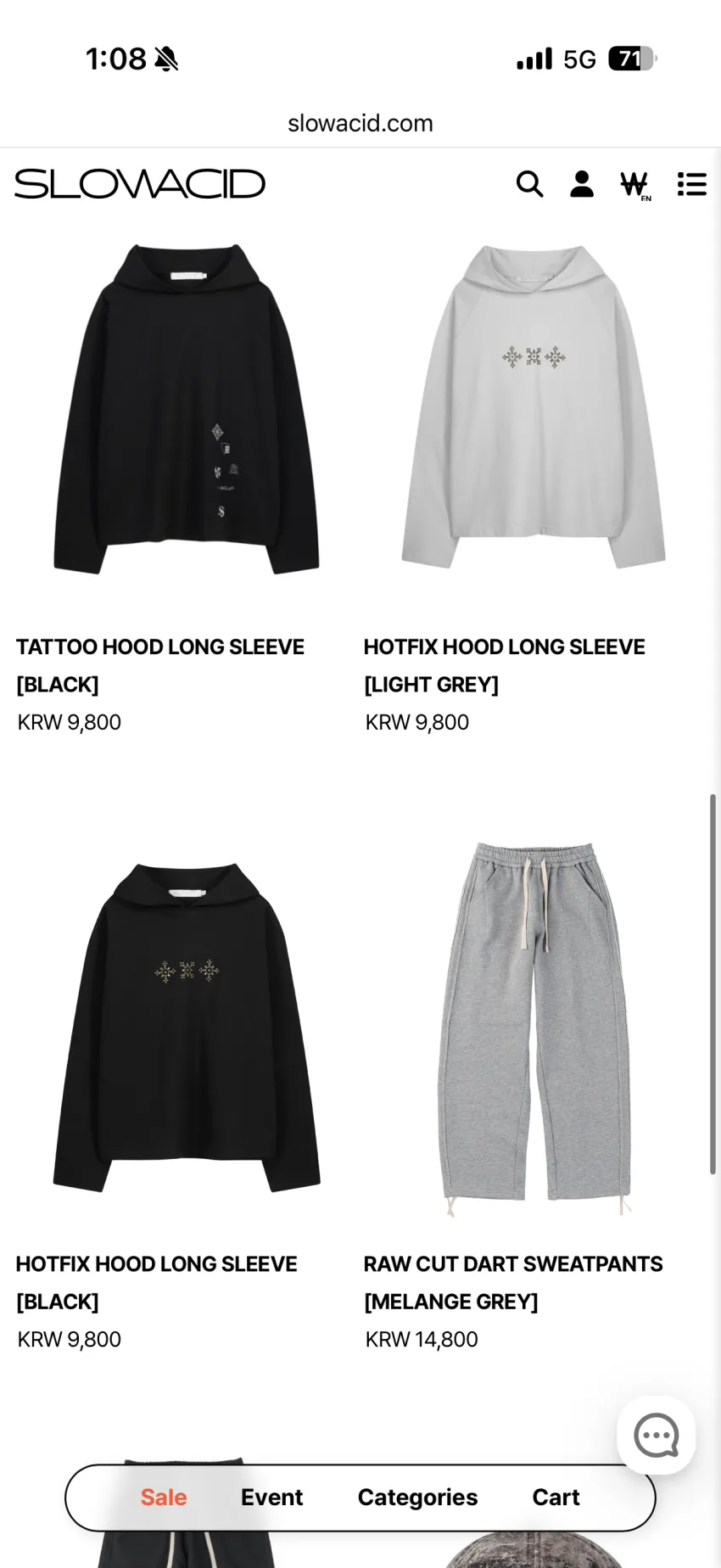슬로우애시드 Rainy season sale
