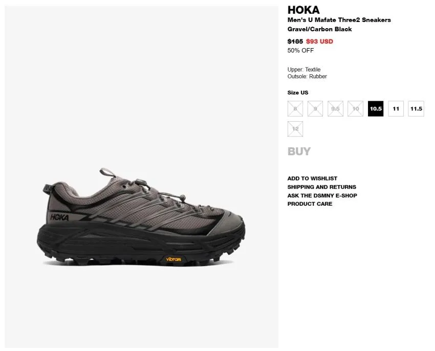 Hoka Mafate Speed 4 90달러 등 도버뉴욕 세일상품 추가
