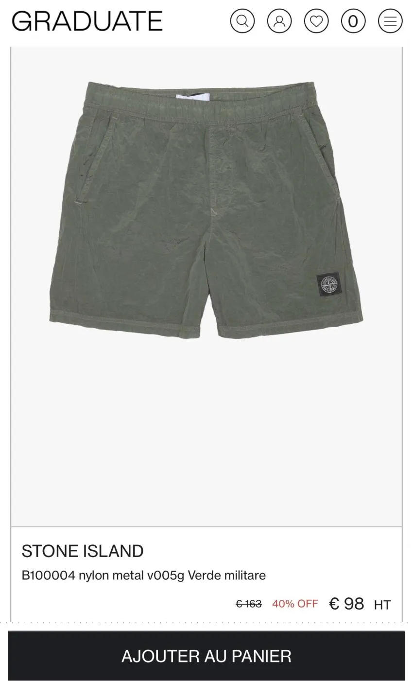 graduatestore 스톤아일랜드 최대40% + 10%