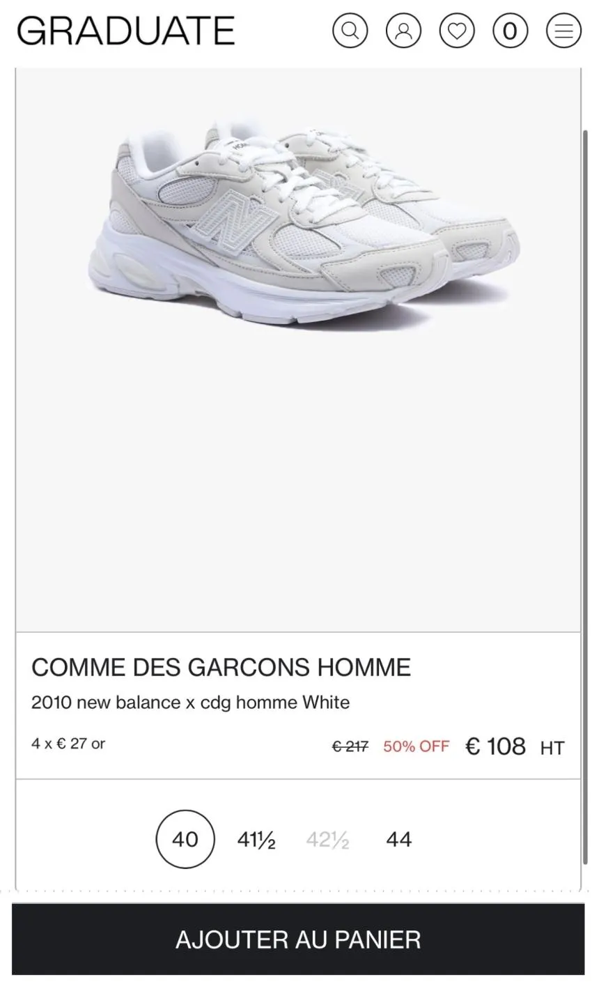 graduatestore 스니커 최대 50% 할인 + 15% 추가할인