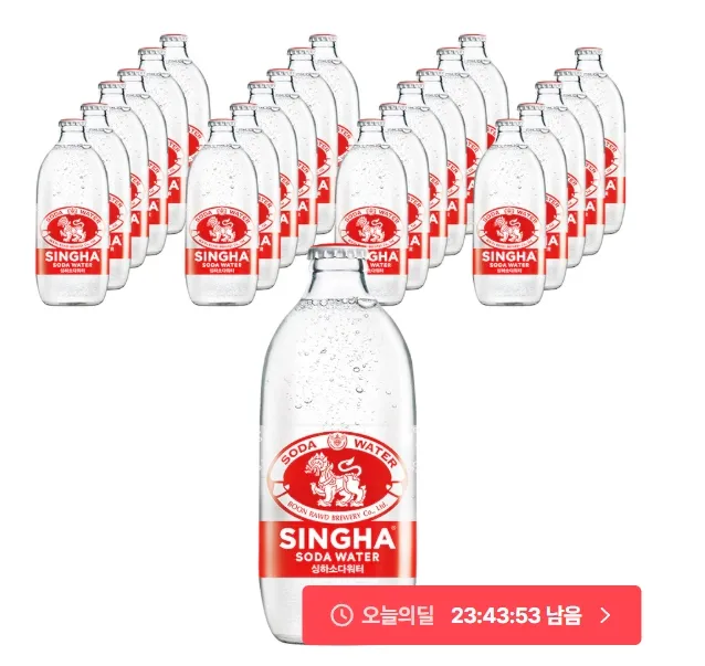 싱하 탄산수 325mlX24병