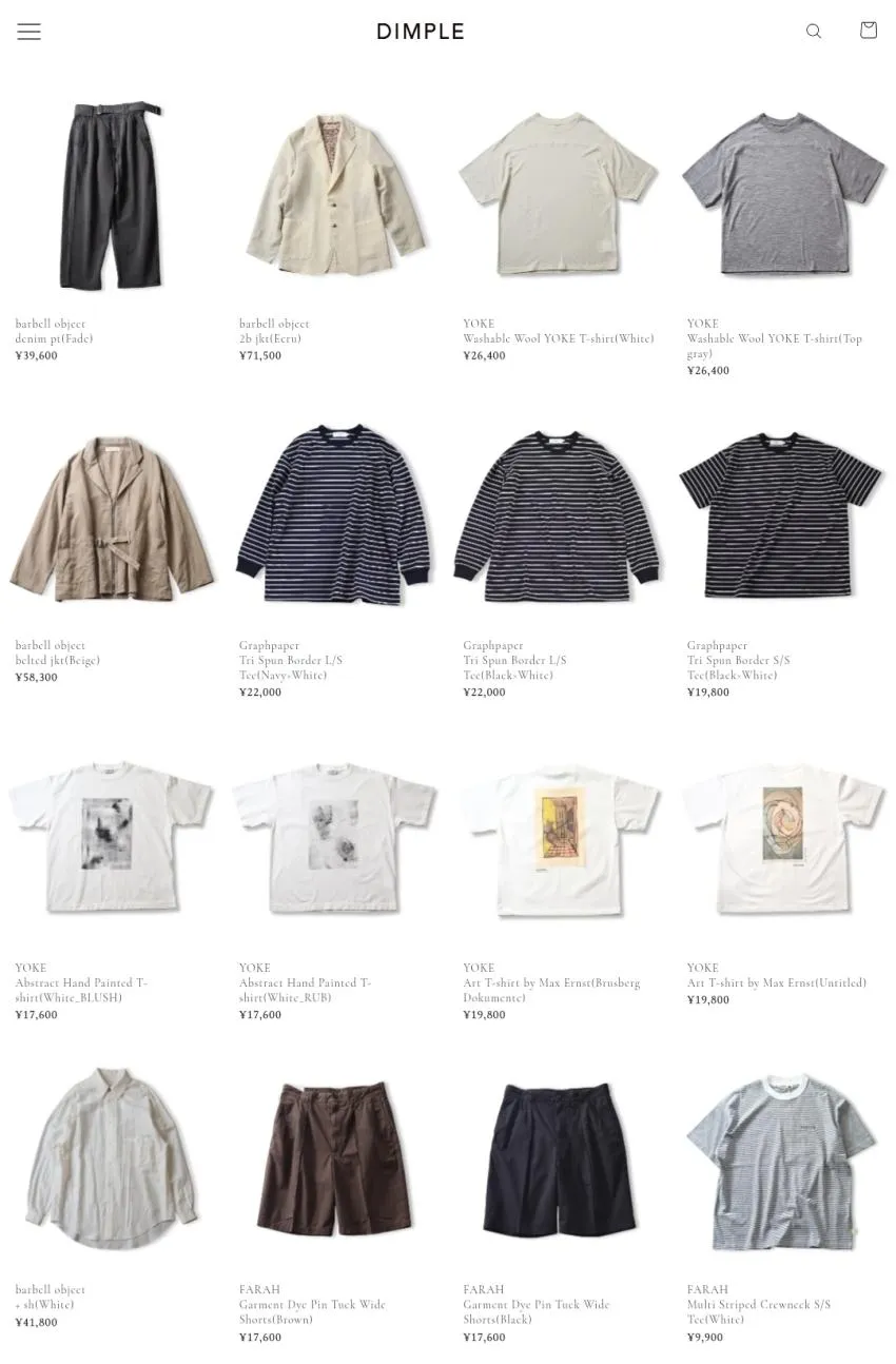 Dimple private sale