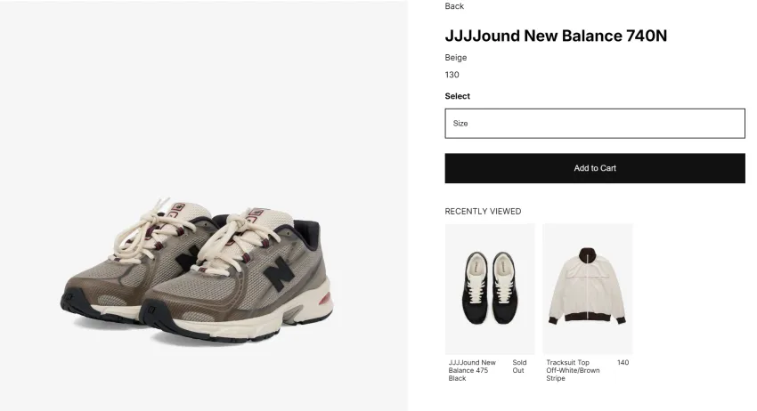 JJJOUND x Newbalance 740