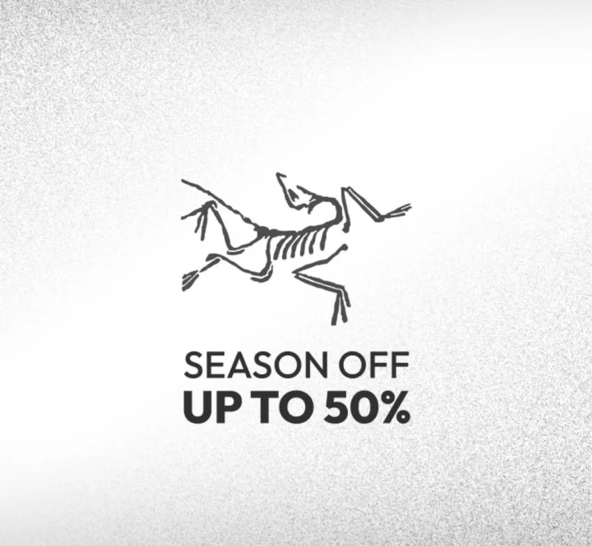 (~50%) 아크테릭스, 의류 할인 행사