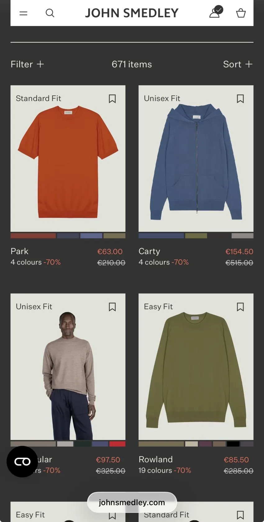 John Smedley Up To 70% Off