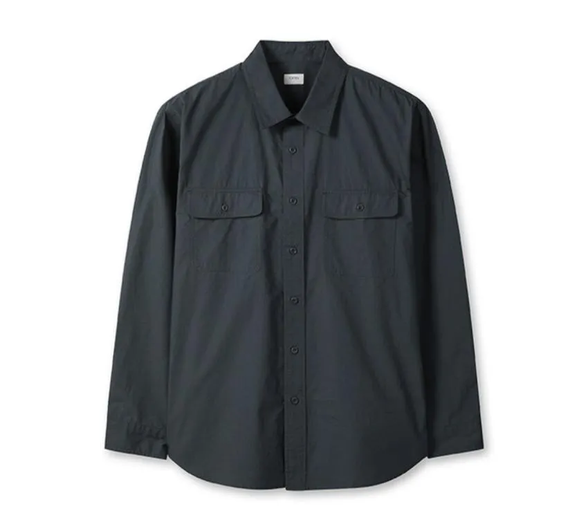 포플린 워크 셔츠 ₩9,900