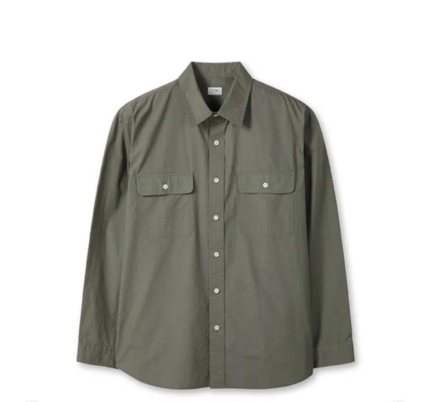 포플린 워크 셔츠 ₩9,900