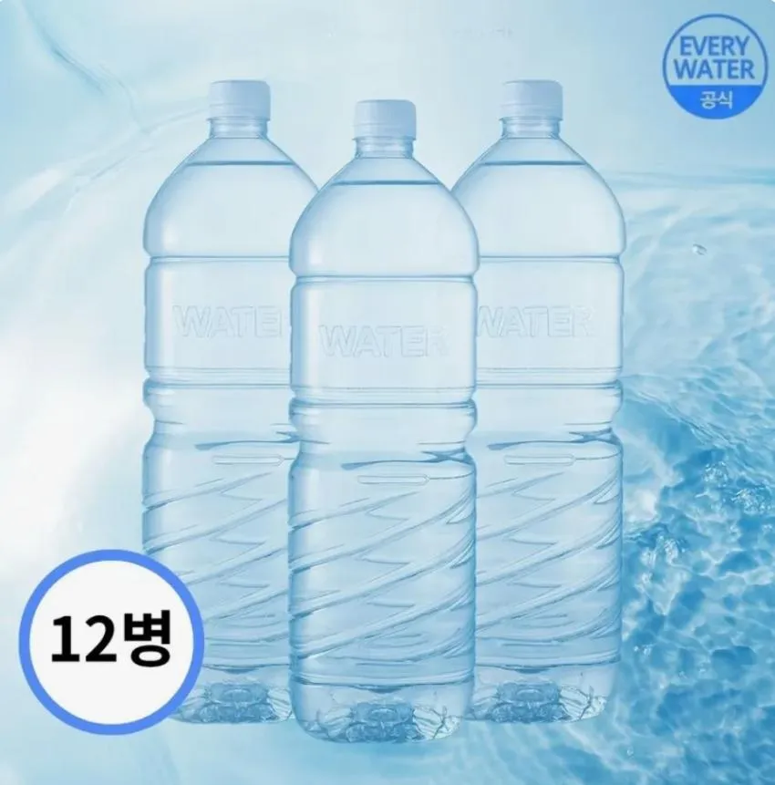 에브리워터 먹는샘물 2L 12병