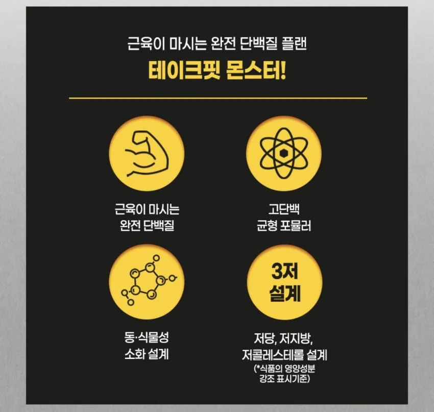 테이크핏 몬스터 초코바나나맛 45G 350ml 12개