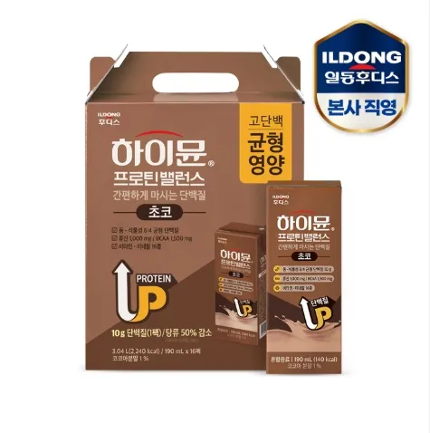 하이뮨 프로틴 밸런스 초코 190mlx16팩