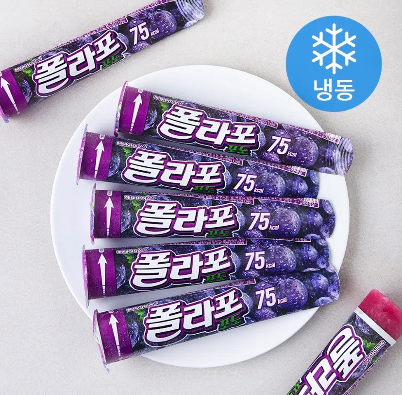 해태 폴라포 포도 6개