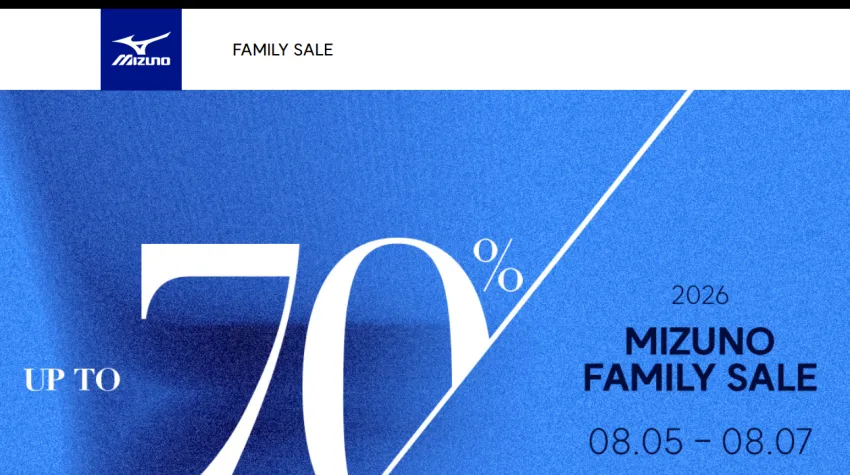 (~70%) 미즈노 / 의류, 신발 등 할인 행사