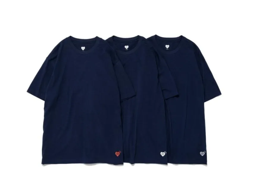 휴먼메이드 하트 언더 로고티 3PACK