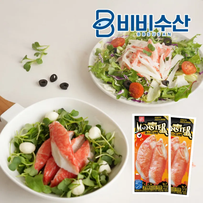 한성기업 몬스터크랩 72g 12개