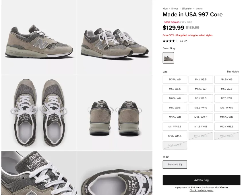 뉴발란스2002R GTX, Made in USA 997
