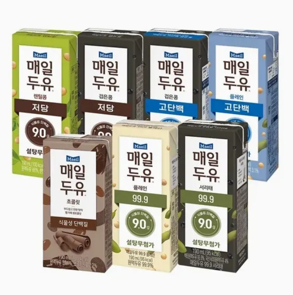 매일두유 7종 99.9/고단백 등 48팩