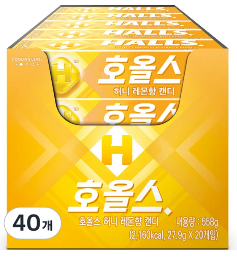 호올스 허니 레몬향 캔디 27.9g