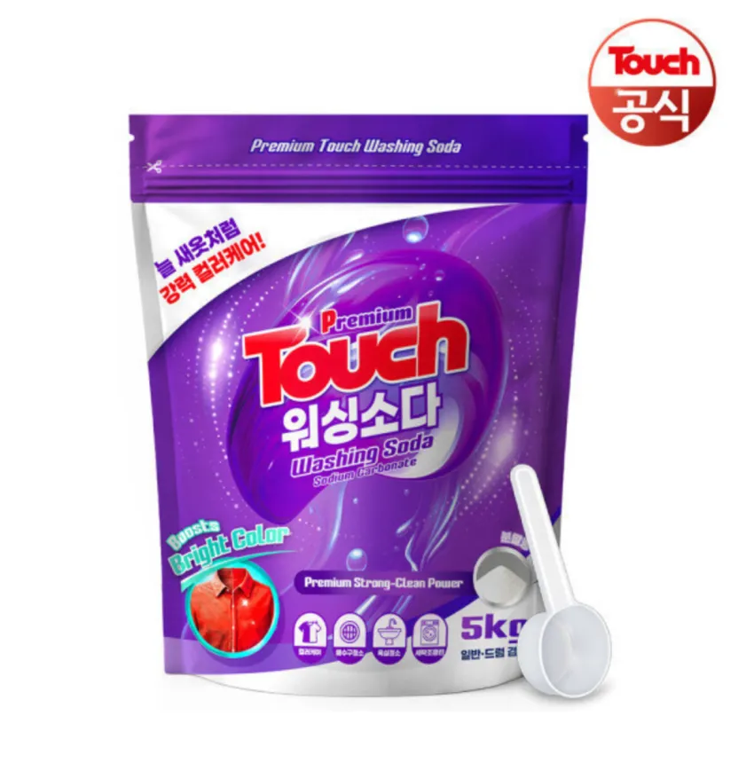 미국산 탄산 워싱소다 5kg+스푼1개 6,600원 빨래냄새 쉰내 제거