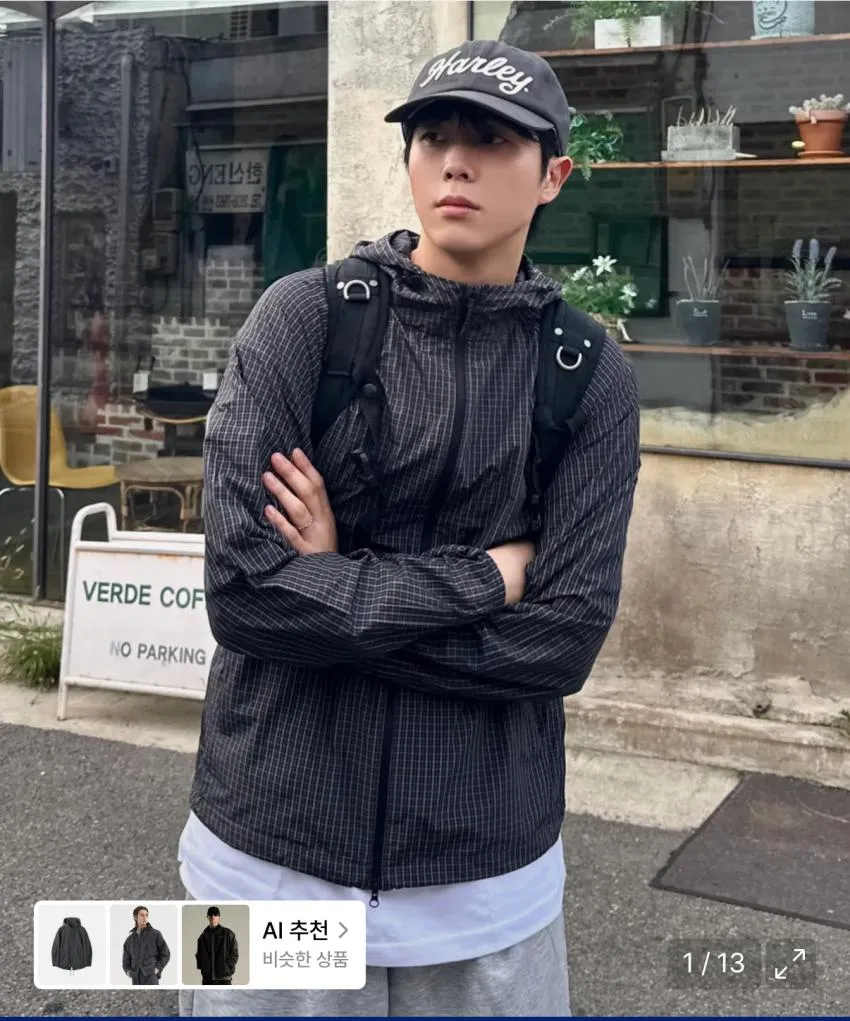 스파오 UV차단 라이트 패커블 윈드브레이커