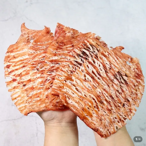 휴게소 철판구이 몸통 오징어 100g(5-8미)