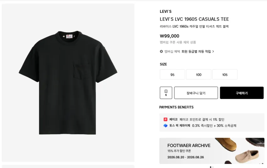 ๋ฆฌ๋ฐ์ด์ค LVC 55501 ๋๋ฅด๋, ๋ฆฌ๋น์์ LVC 60s ํฐ์
์ธ