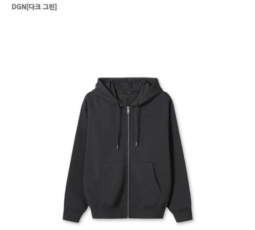 탑텐/공용 플리스 후드 집업