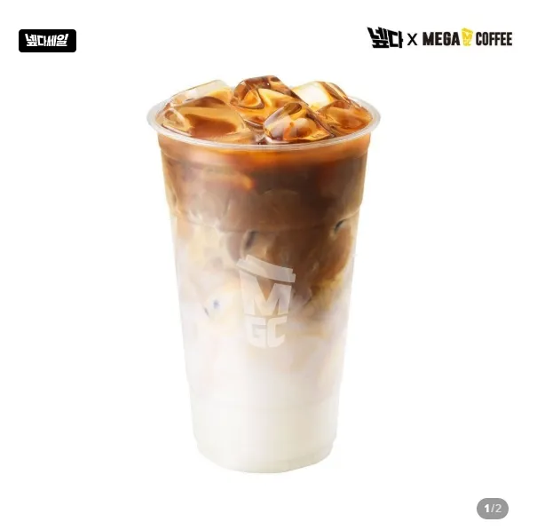 (12시) 메가커피 (ICE)카페라떼