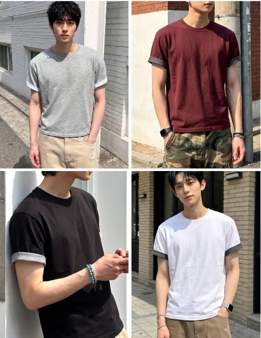 언더오프 롤업티셔츠 1.9만, 크롭 후드집업