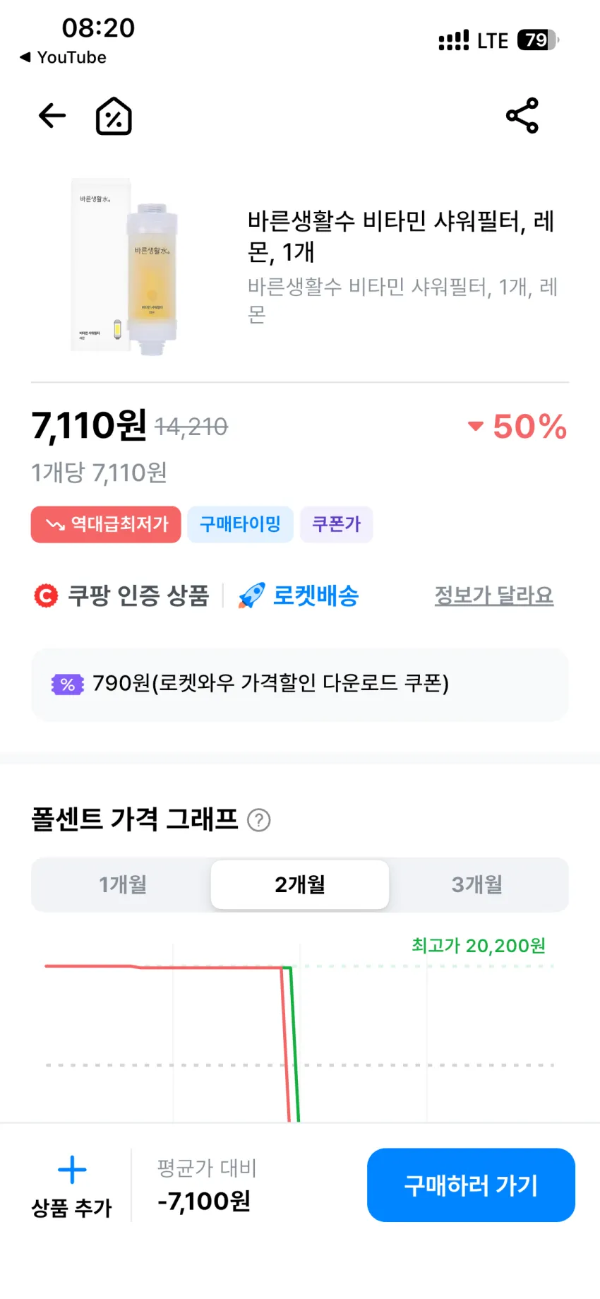 바른생활수 샤워필터