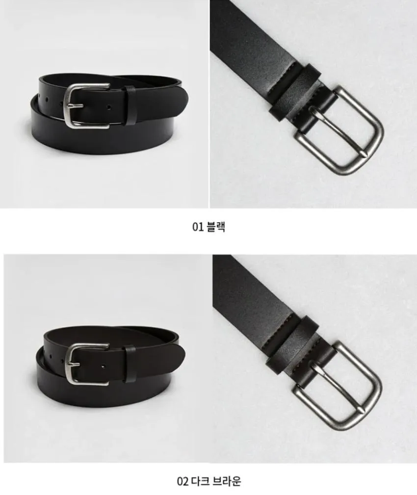 지오다노 소가죽 레더 벨트