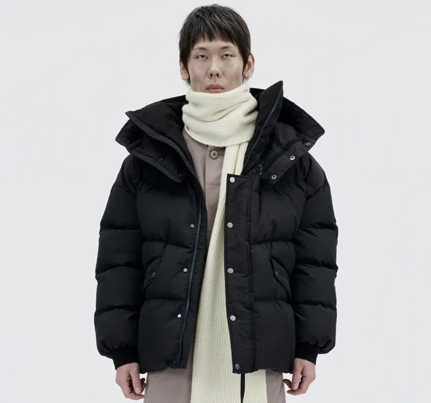 [2컬러]헌터 남자 멀티포켓 빵빵 헤비 크롭 숏패딩 점퍼