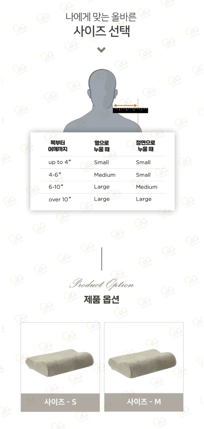 타임딜) 템퍼 오리지널 베개 S/M 5.9