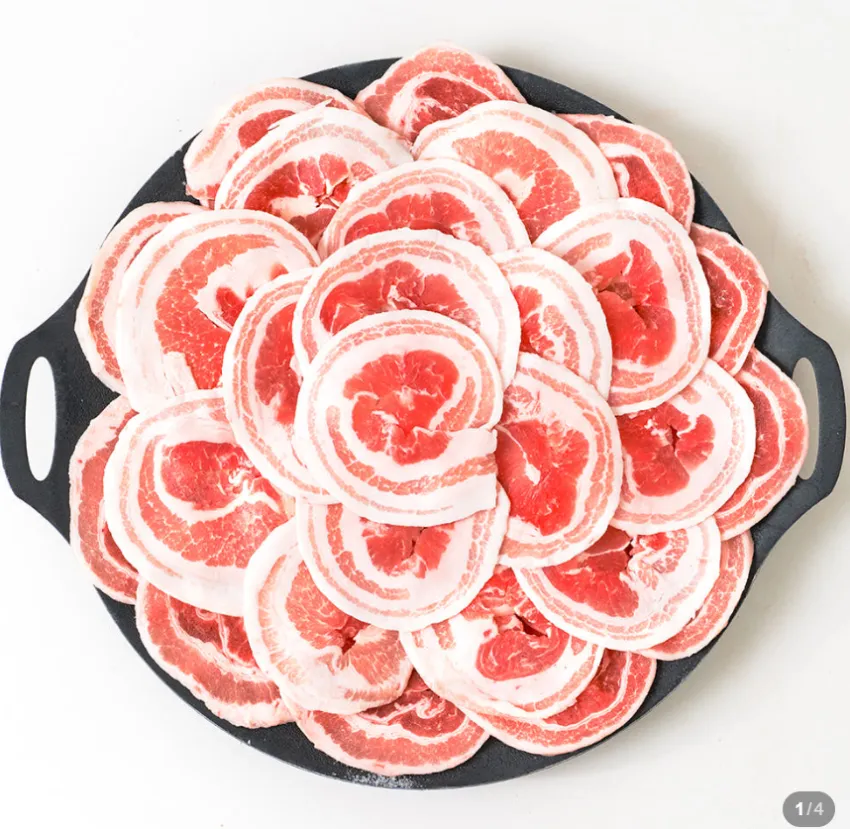 쫀득 삼겹살 구이 대용량 삼겹 가성비 돼지고기, 1개, 1kg