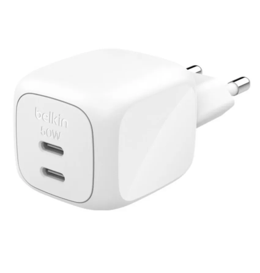 벨킨 부스트업 프로 C타입 4포트 GaN PD 3.1 맥북 충전 PPS 고속 충전기 200W WCH015krWH, 화이트, 1개
