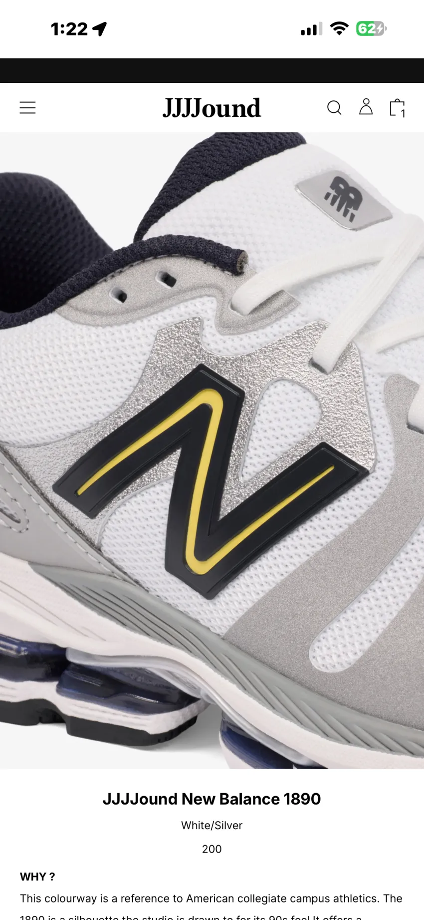 JJJJound x New Balance 콜라보레이션 1890 2종