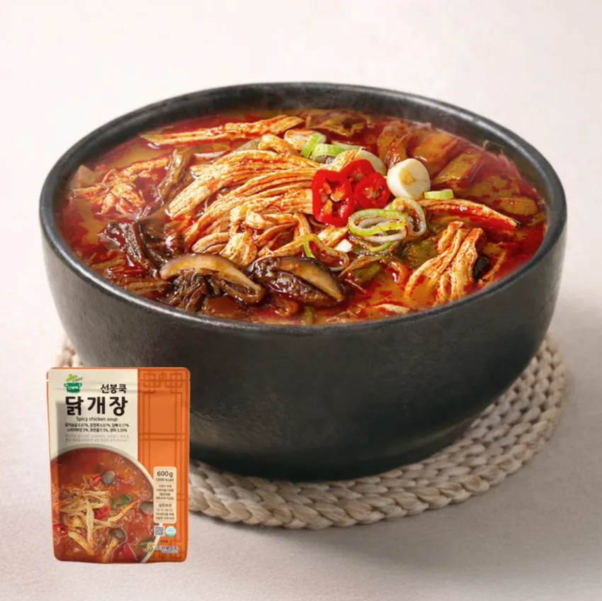 [로켓프레시] 프로즌 재료가득 든든닭개장 5개입 (냉동), 1.15kg, 1개